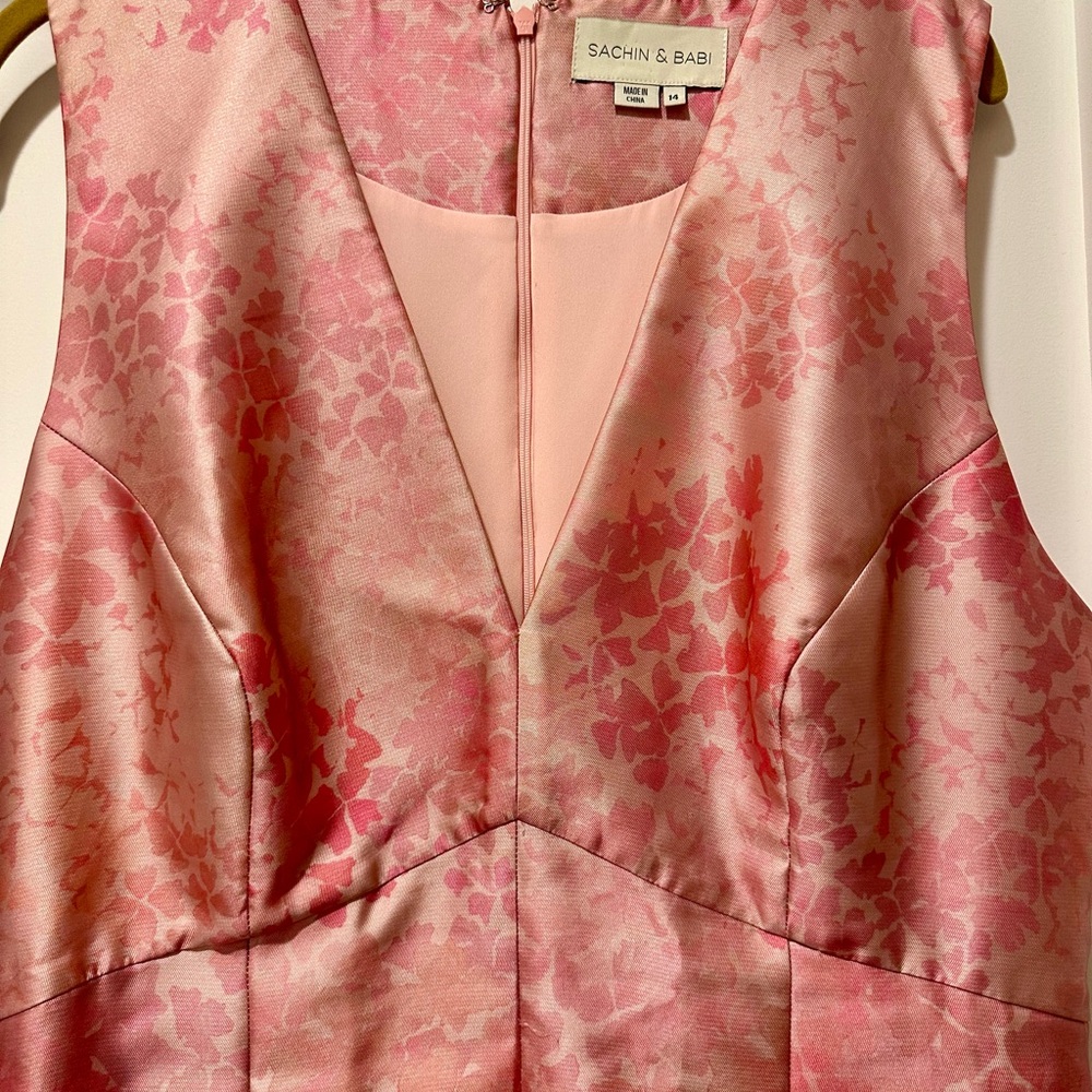 Sachin + Babi Brooke Floral Maxi Gown - light sunset hydrangea - Picture 5 of 14